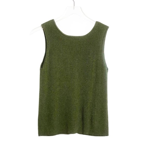 Freshman 1996 | Green Ribbed Sweater Tank Top - Picture 6 of 6